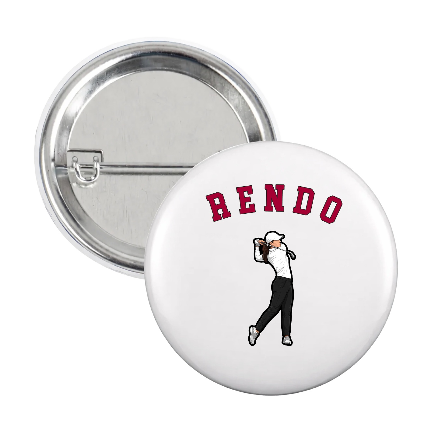 Game Day Button — Shirsey Arch in White