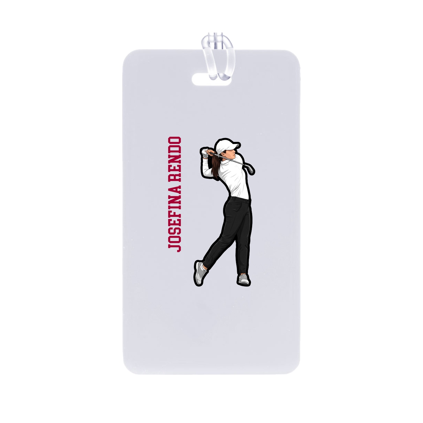 Bag Tag — Name Vertical in Classic