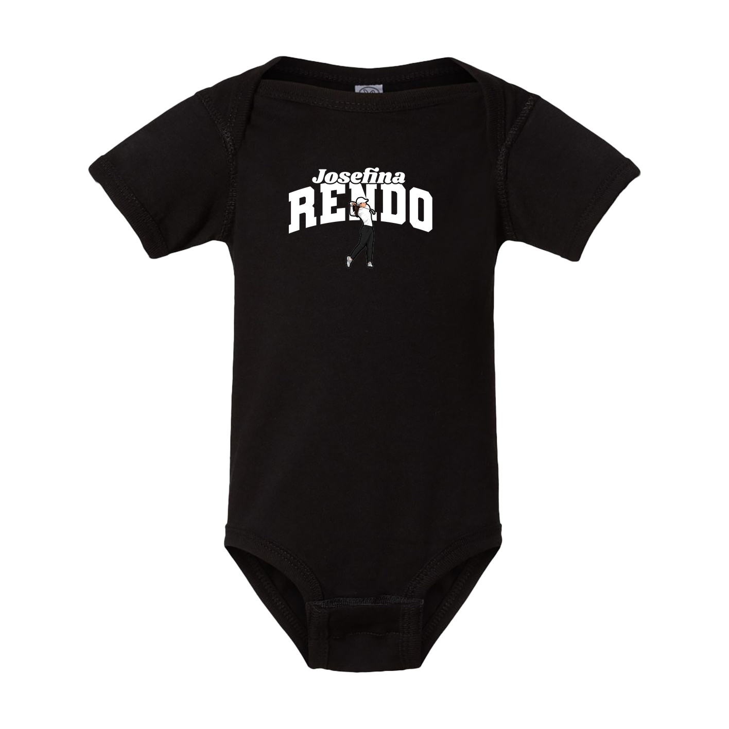 Baby Onesie — Signature Arch in Black