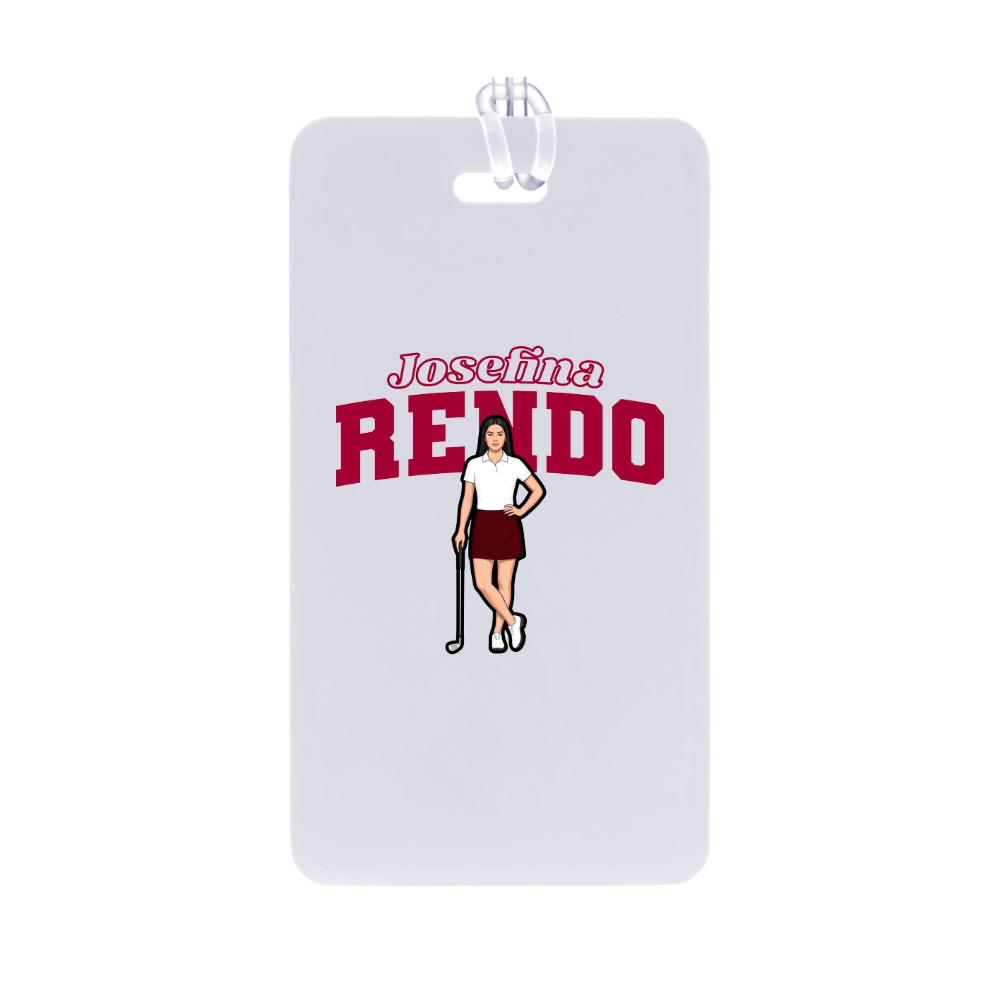 Bag Tag — Name Arch in Classic