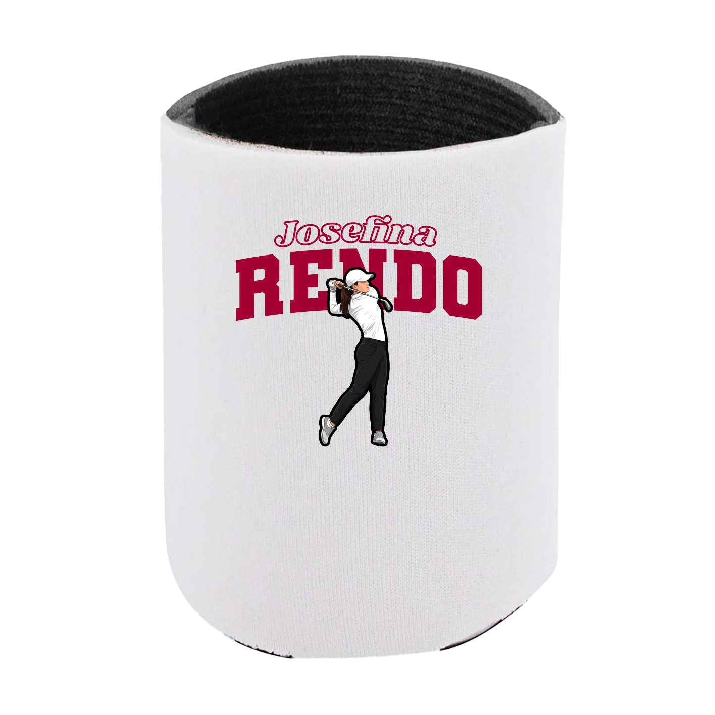 Can Holder — Name Arch in White