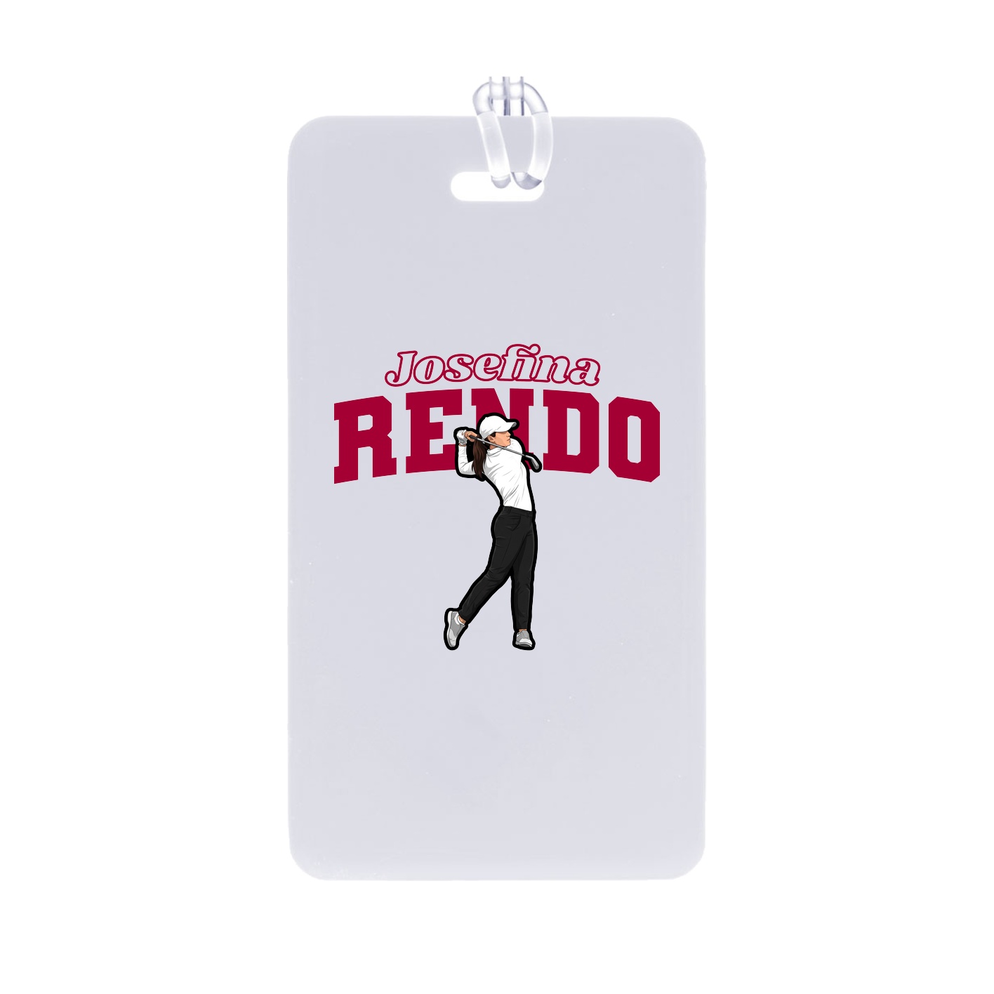Bag Tag — Name Arch in Classic