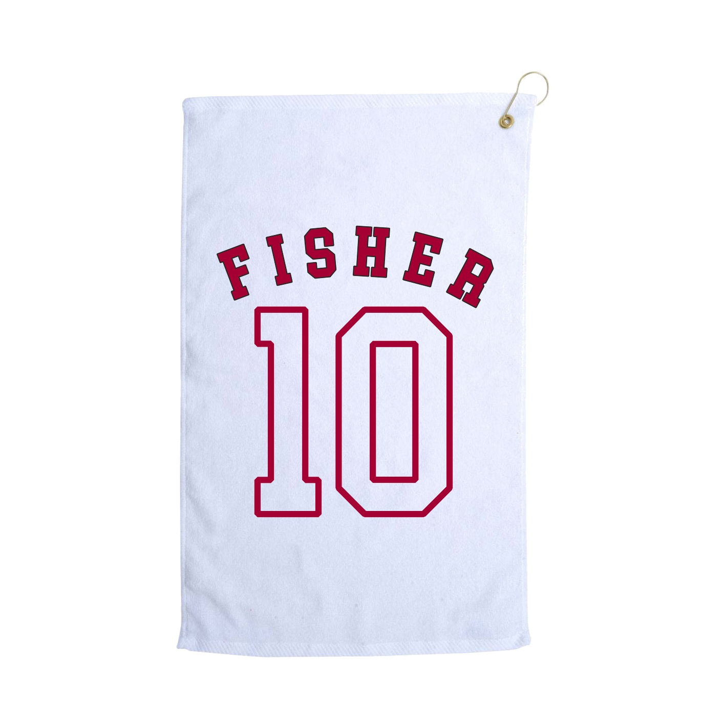 Golf Towel — Shirsey Arch in White