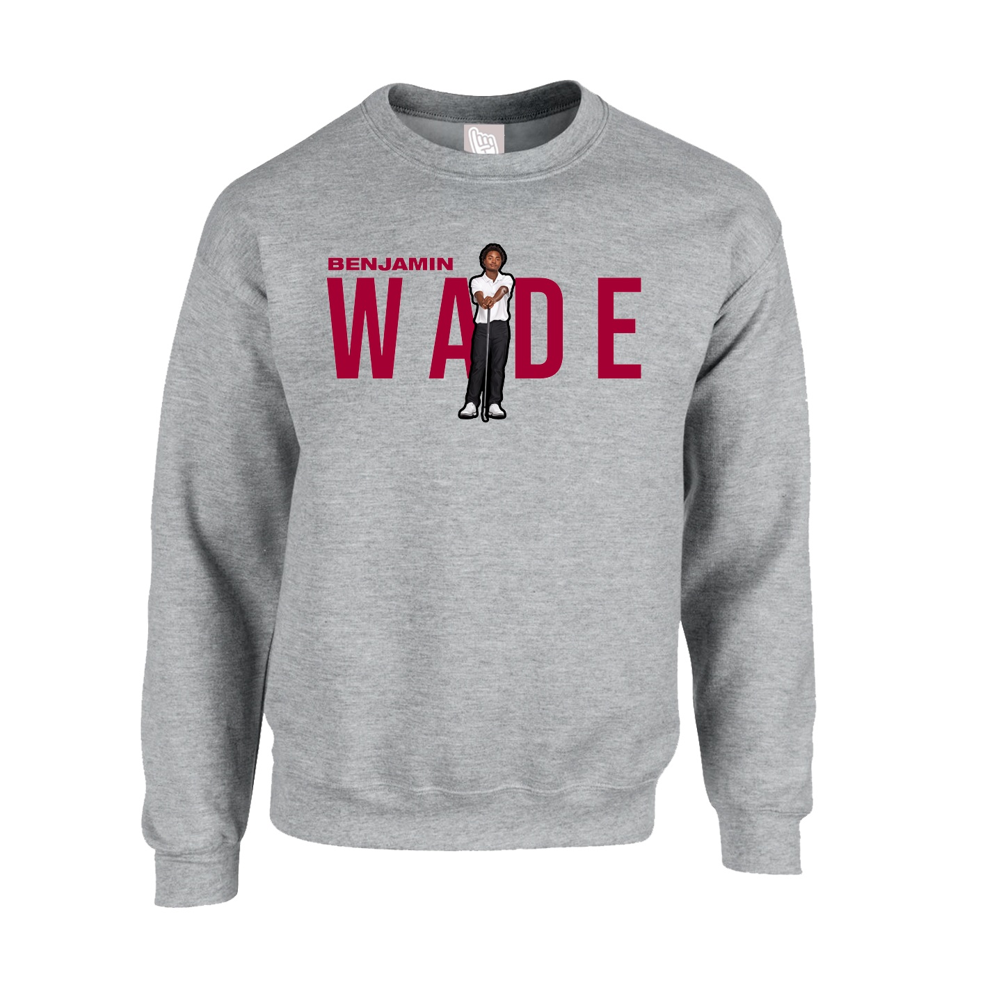 Fleece Crew — Player Name in Grey