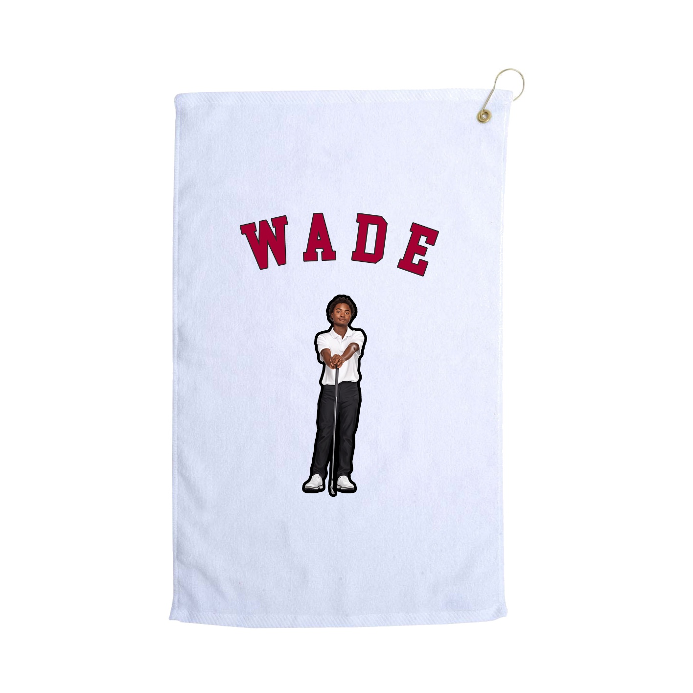 Golf Towel — Shirsey Arch in White