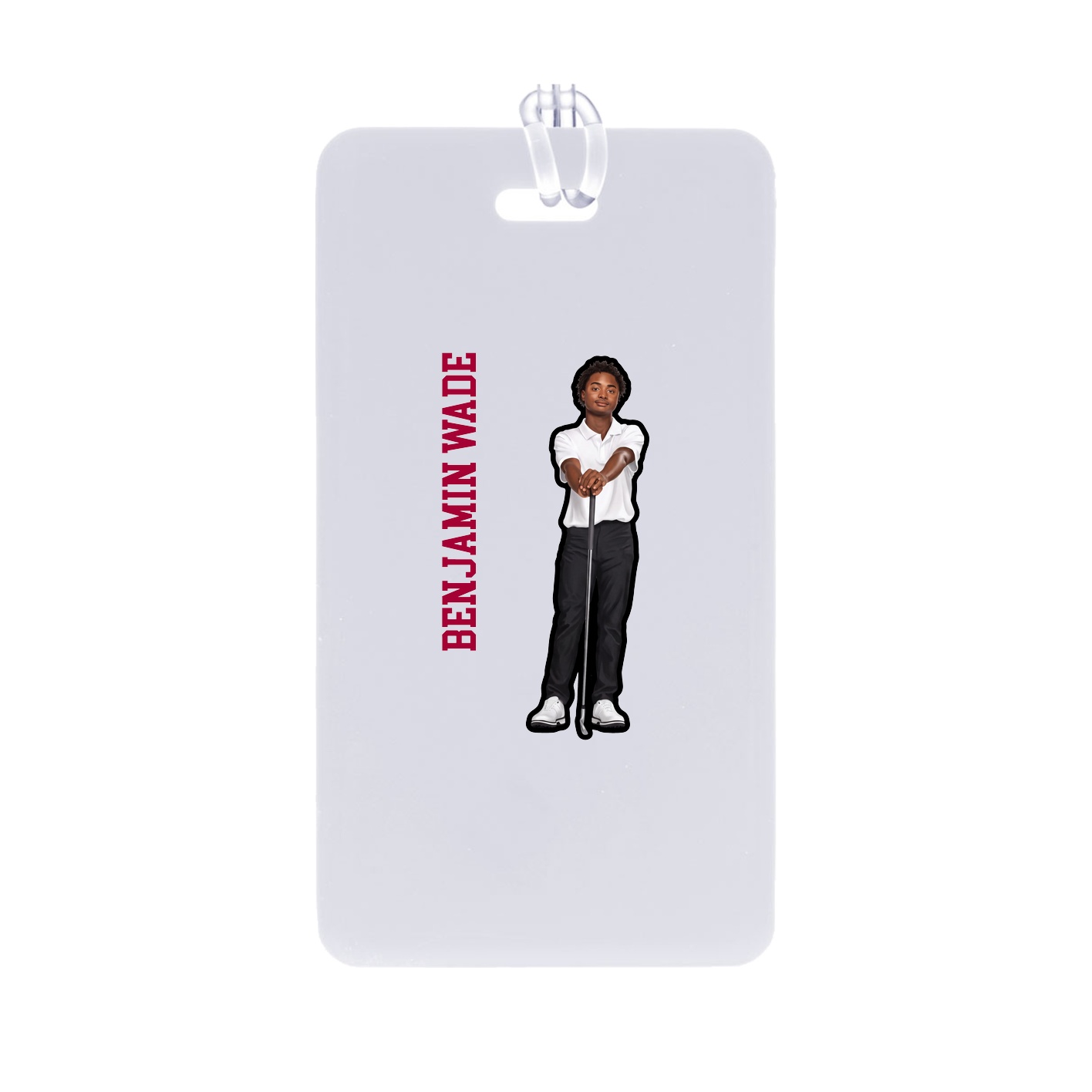 Bag Tag — Name Vertical in Classic