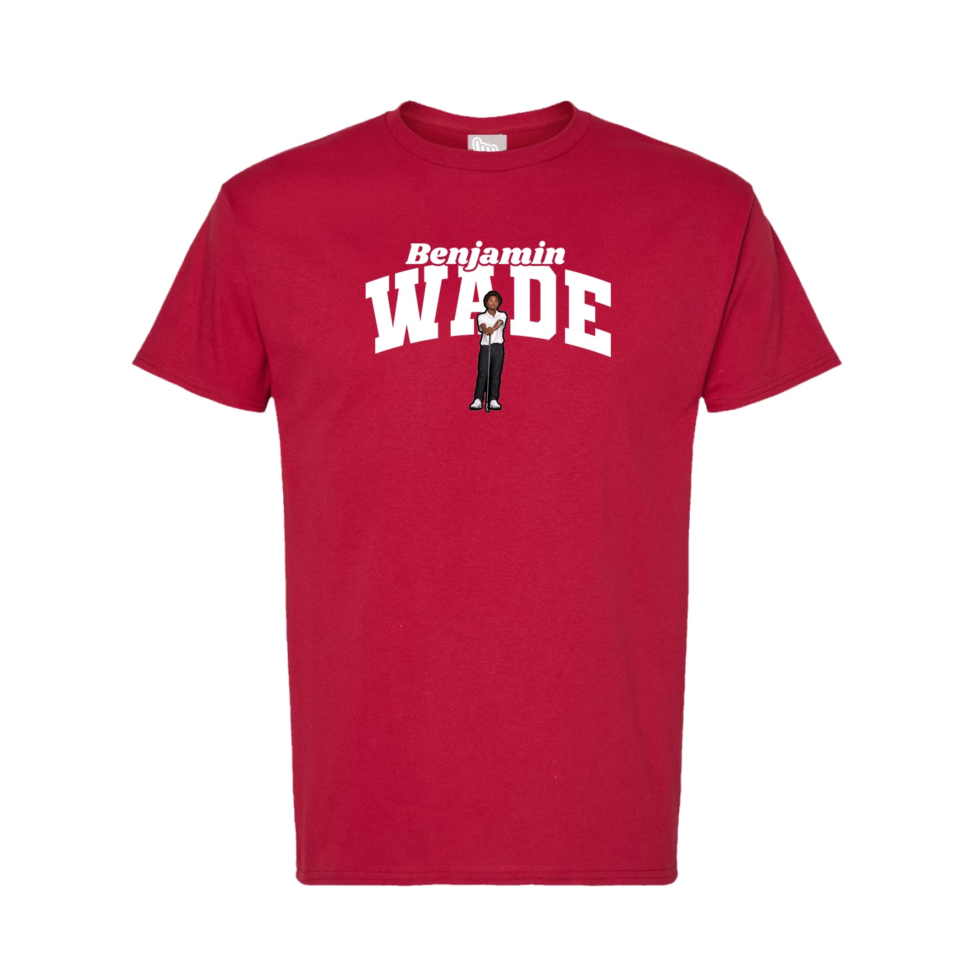 Tee — Signature Arch in Crimson