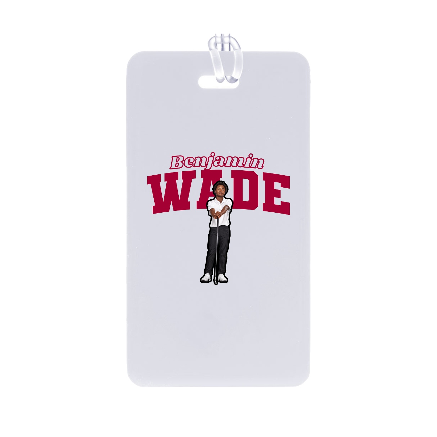 Bag Tag — Name Arch in Classic