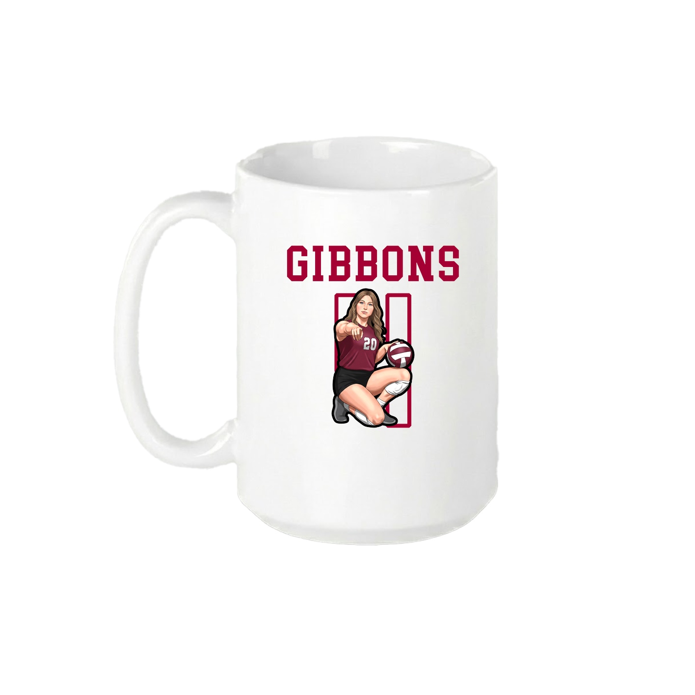 15oz Coffee Mug — Shirsey in White