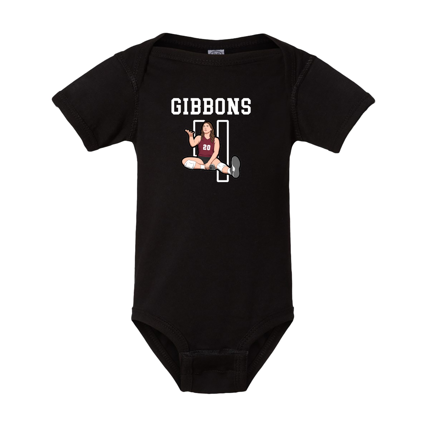 Baby Onesie — Shirsey in Black
