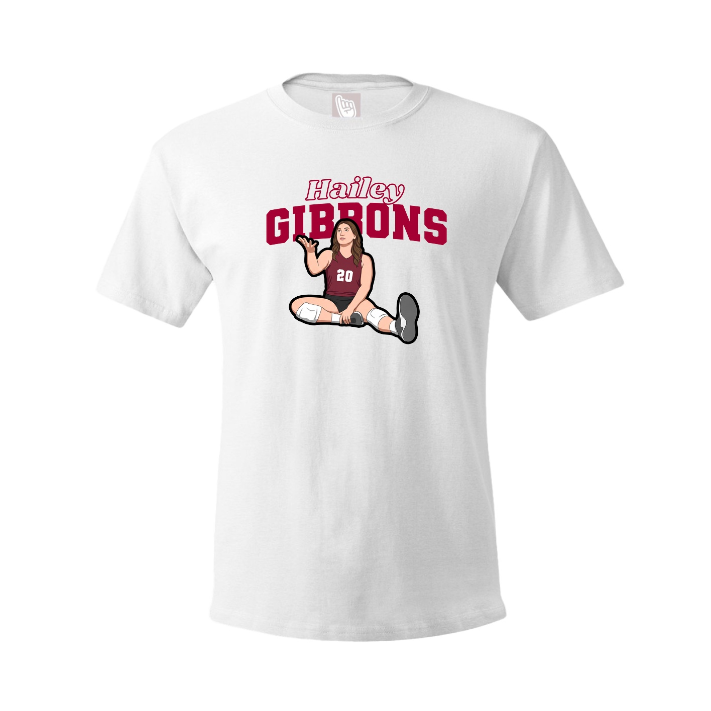 Tee — Name Arch in White
