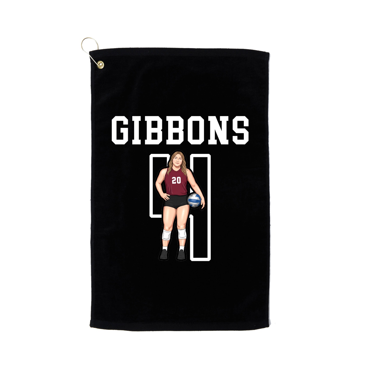 Golf Towel — Shirsey in Black