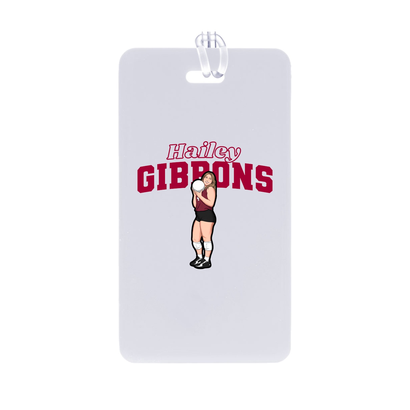 Bag Tag — Name Arch in Classic