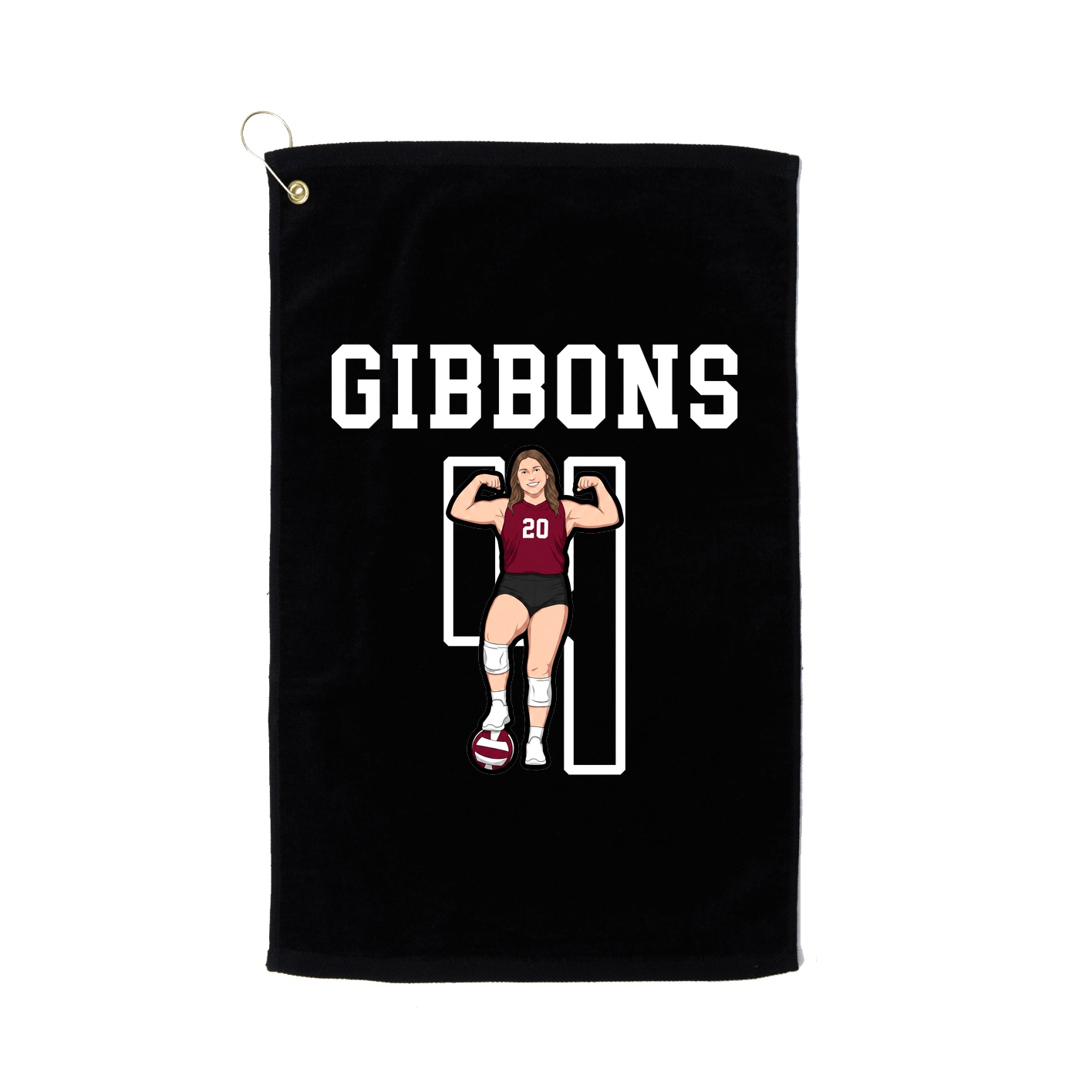 Golf Towel — Shirsey in Black