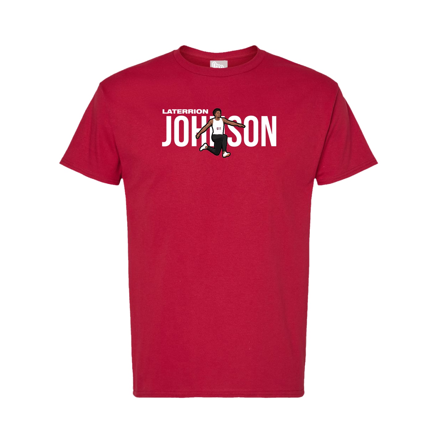 Tee — Player Name in Crimson