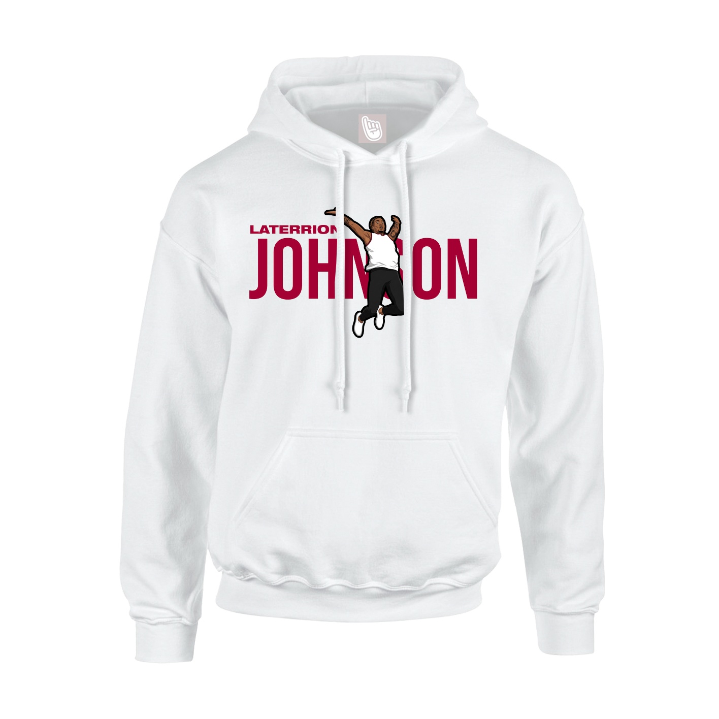 Youth Hoodie — Player Name in White