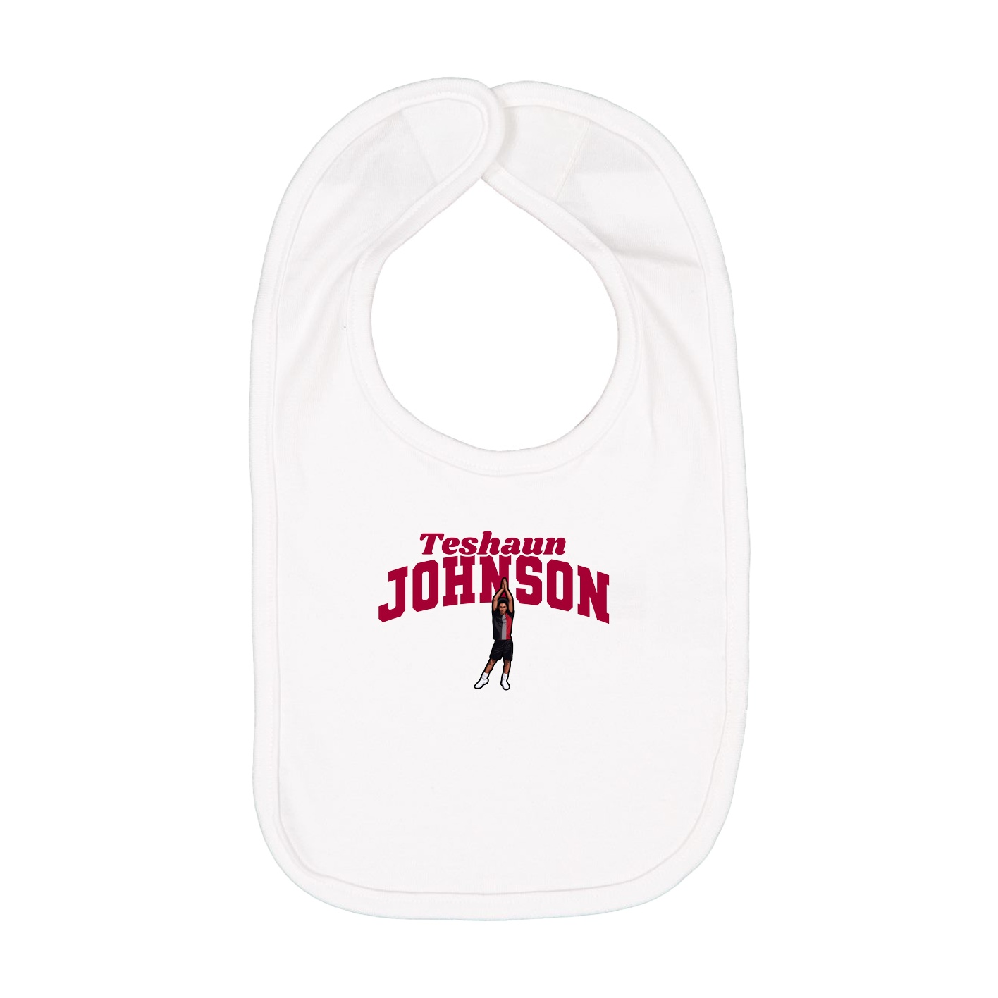 Infant Bib — Signature Arch in White