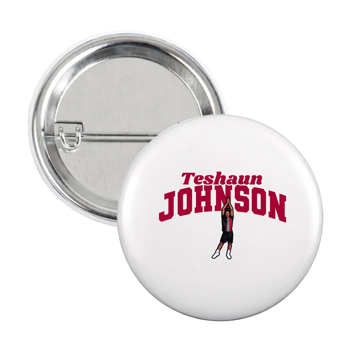 Game Day Button — Signature Arch in White