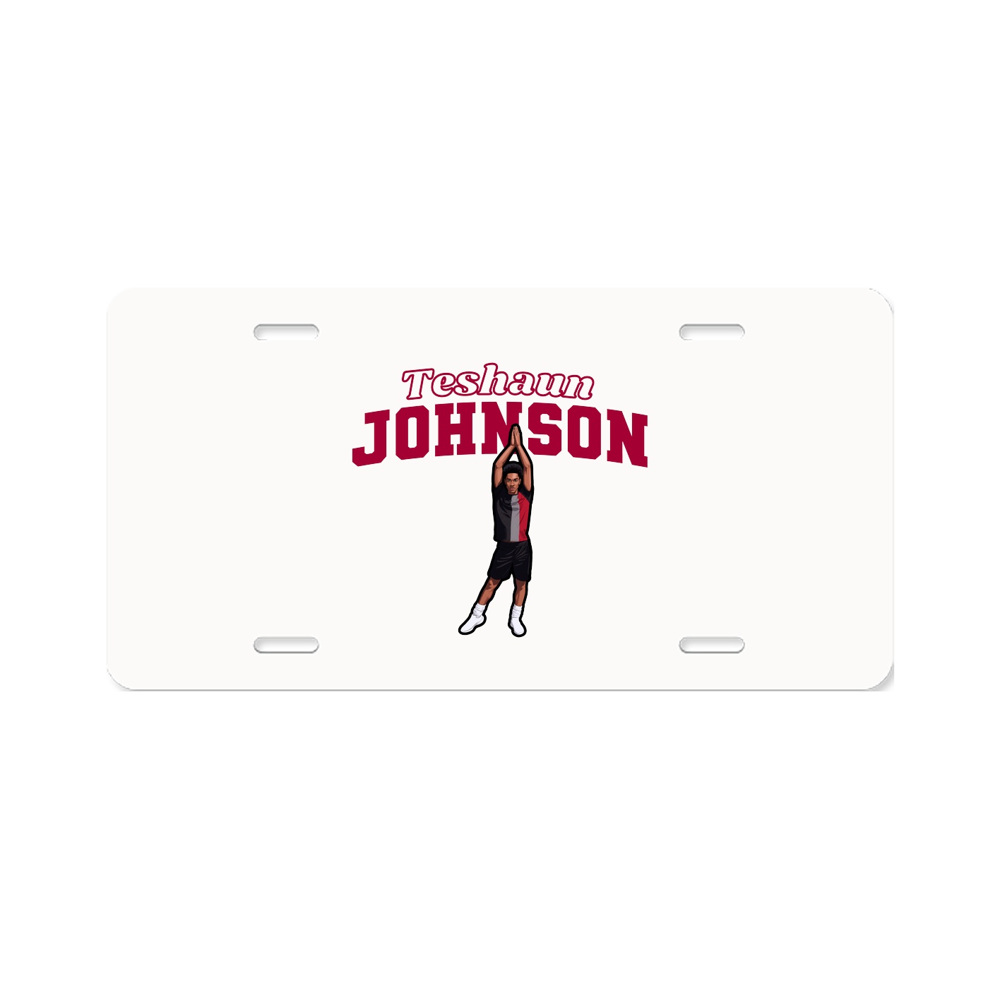 License Plate — Name Arch in Classic