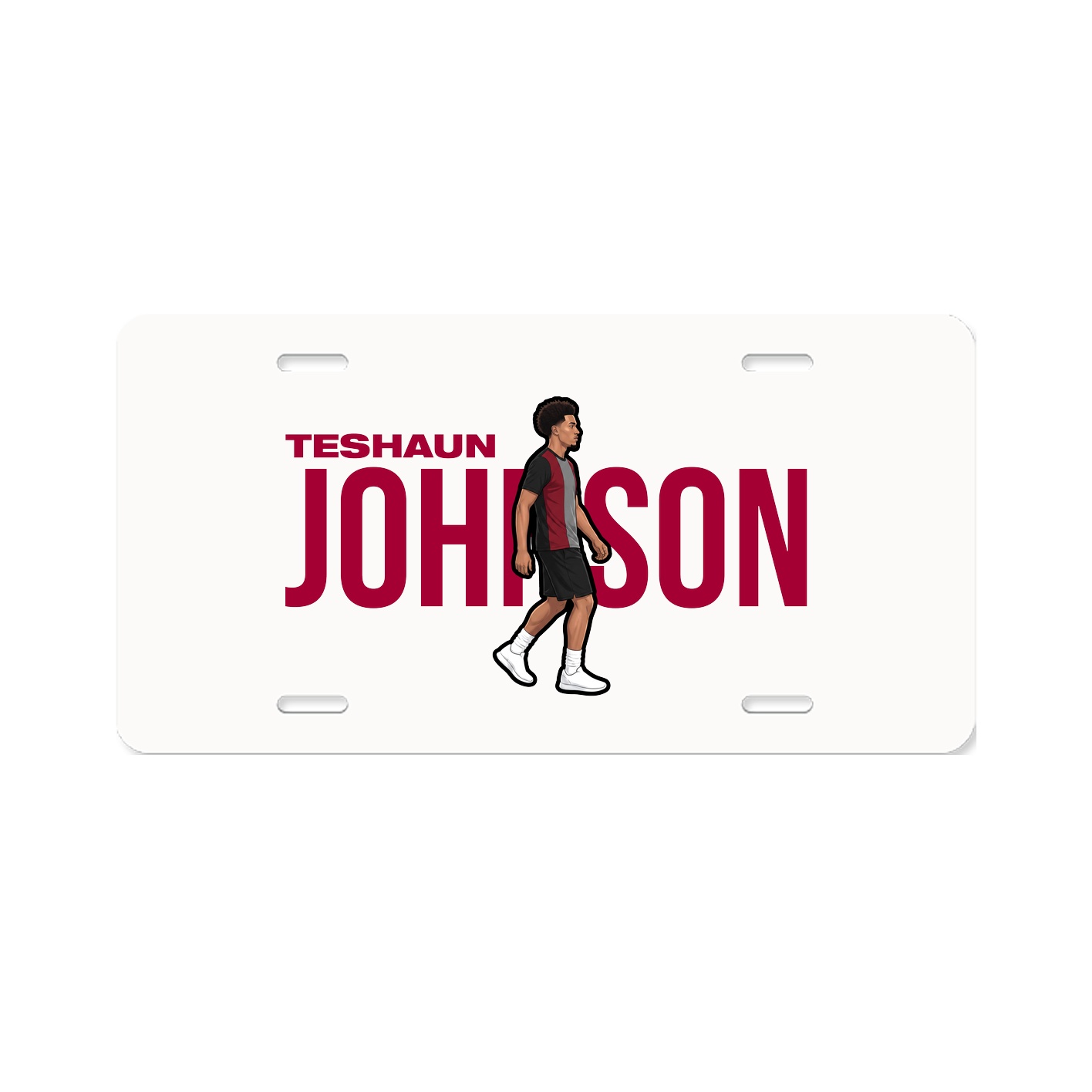 License Plate — Player Name in Classic