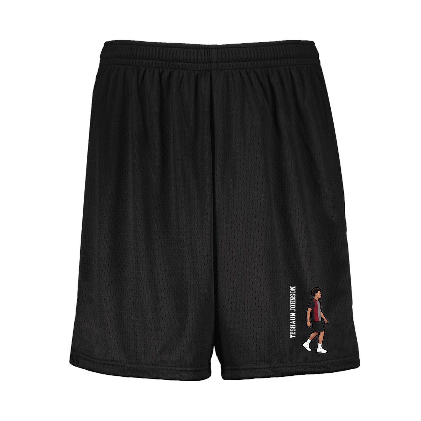 Shorts — Name Vertical in Black