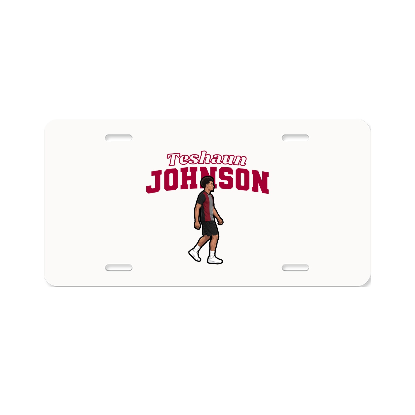 License Plate — Name Arch in Classic