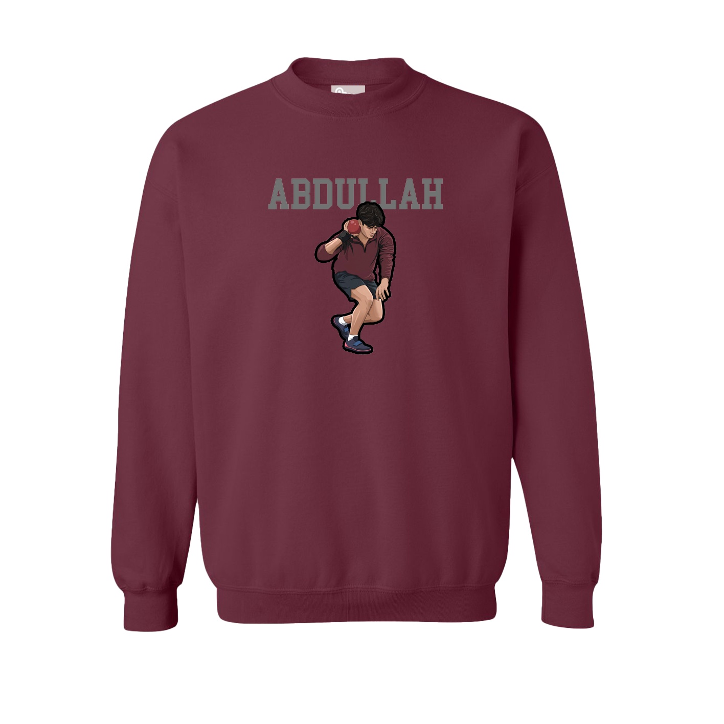 Fleece Crew — Shirsey in Maroon