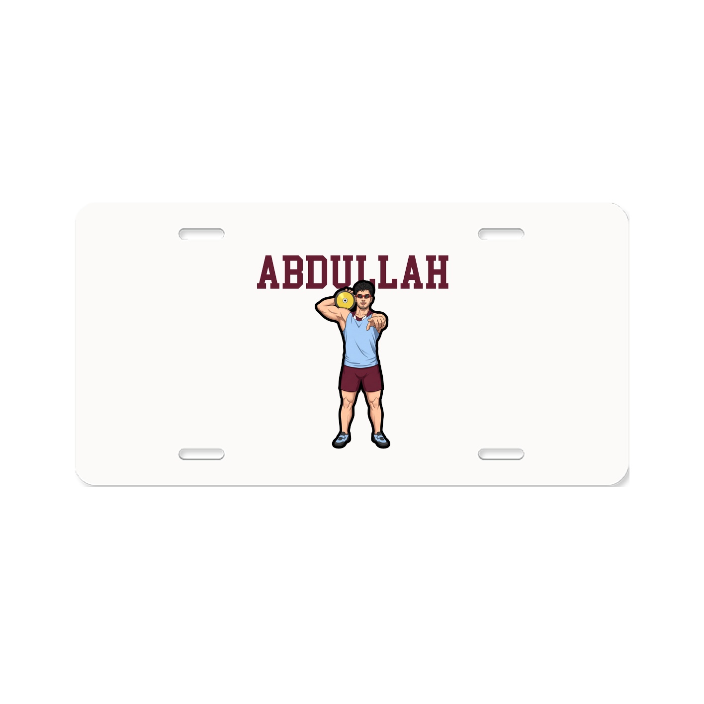 License Plate — Shirsey in Classic