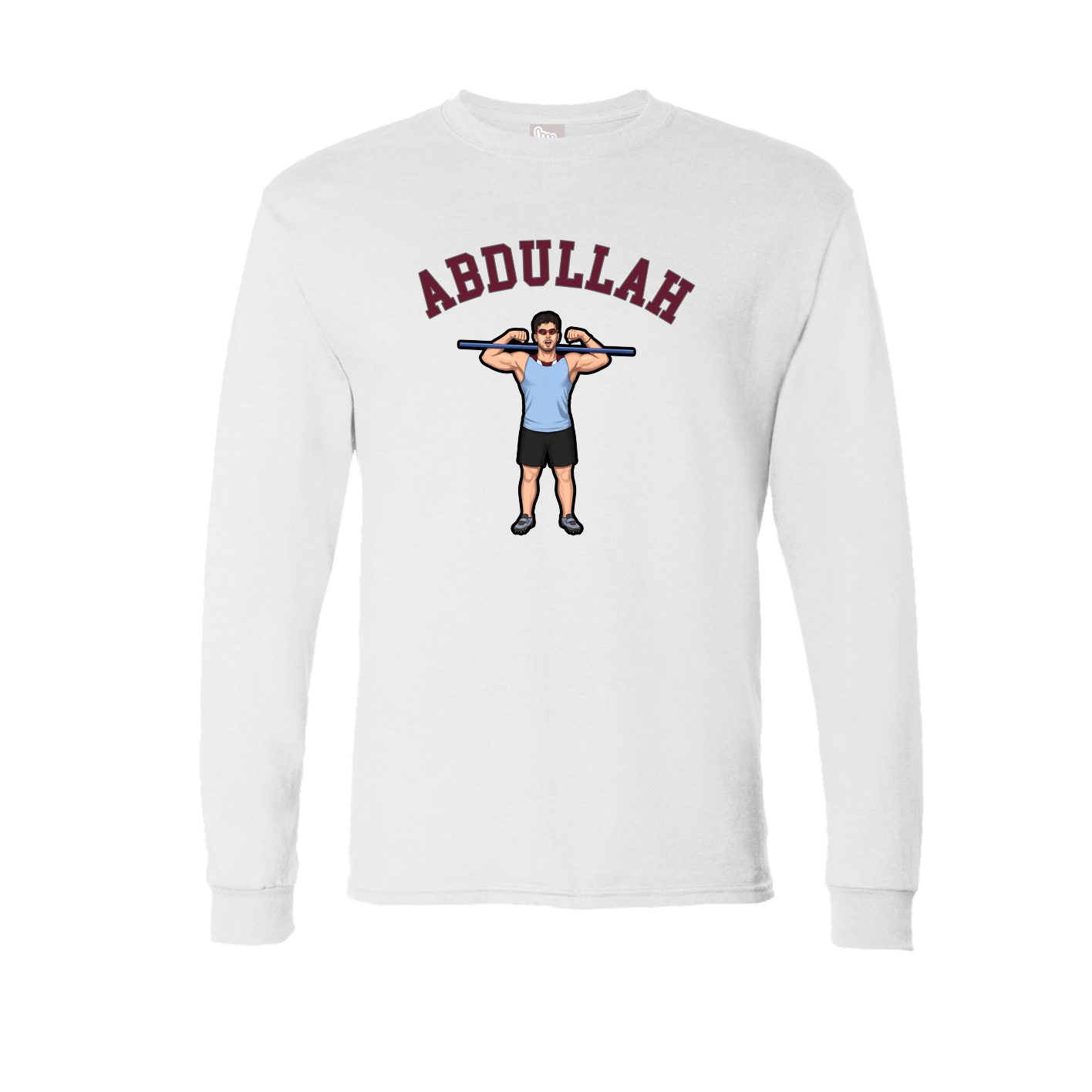 Long Sleeve Tee — Shirsey Arch in White