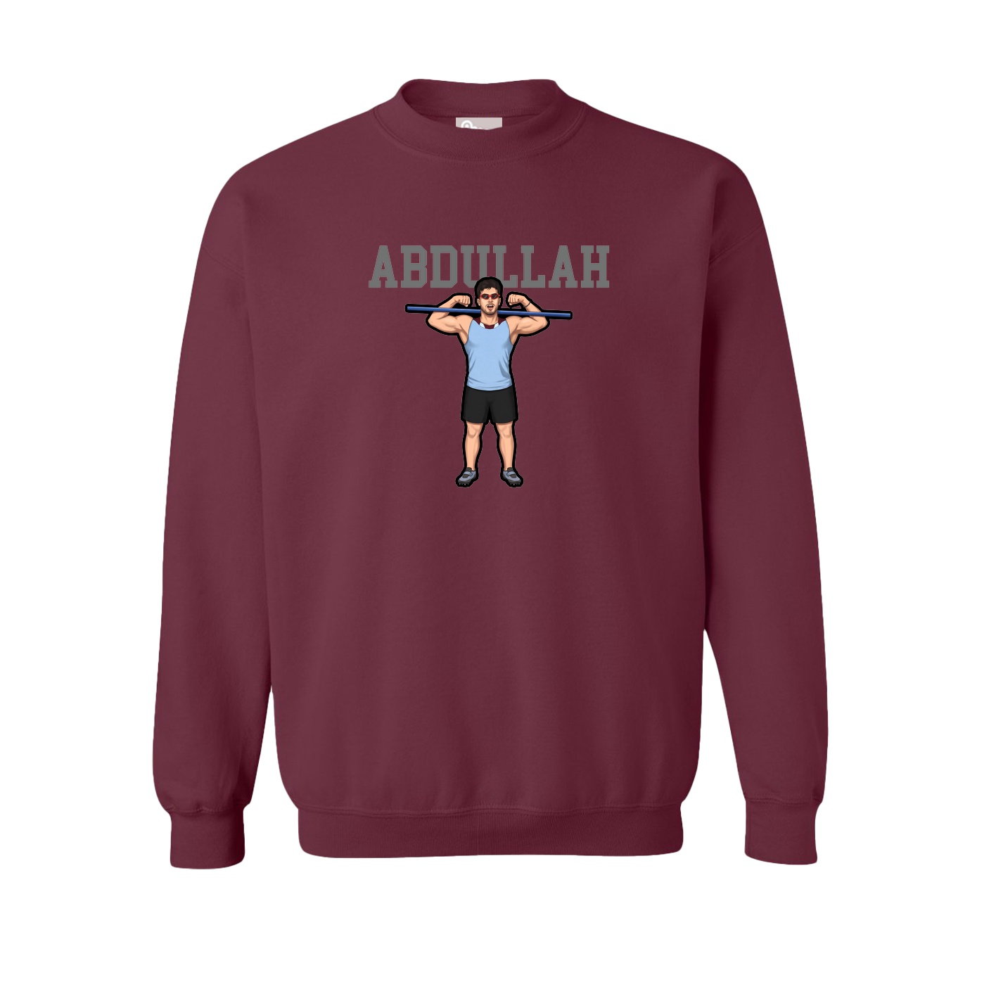 Fleece Crew — Shirsey in Maroon