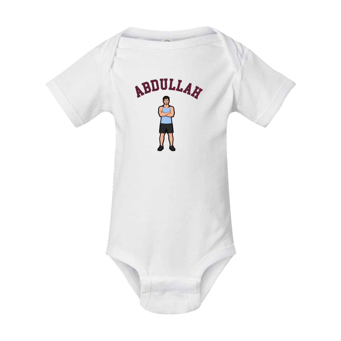 Baby Onesie — Shirsey Arch in White