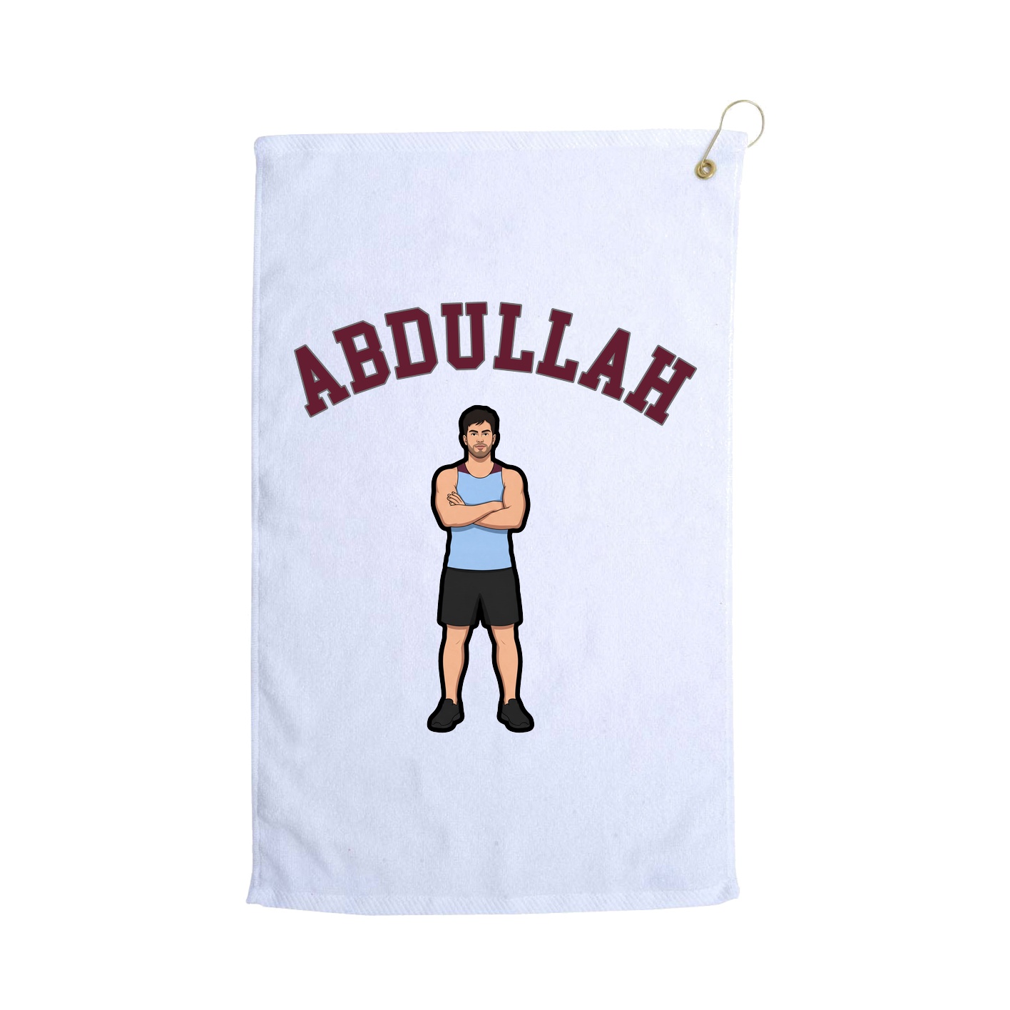 Golf Towel — Shirsey Arch in White