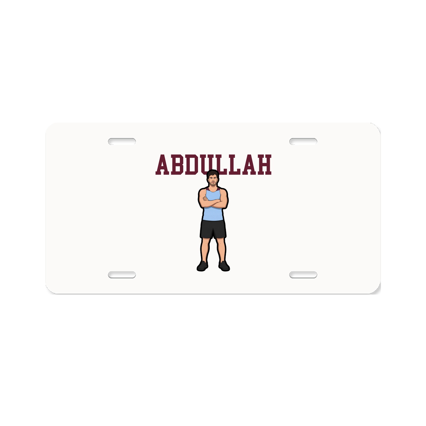 License Plate — Shirsey in Classic