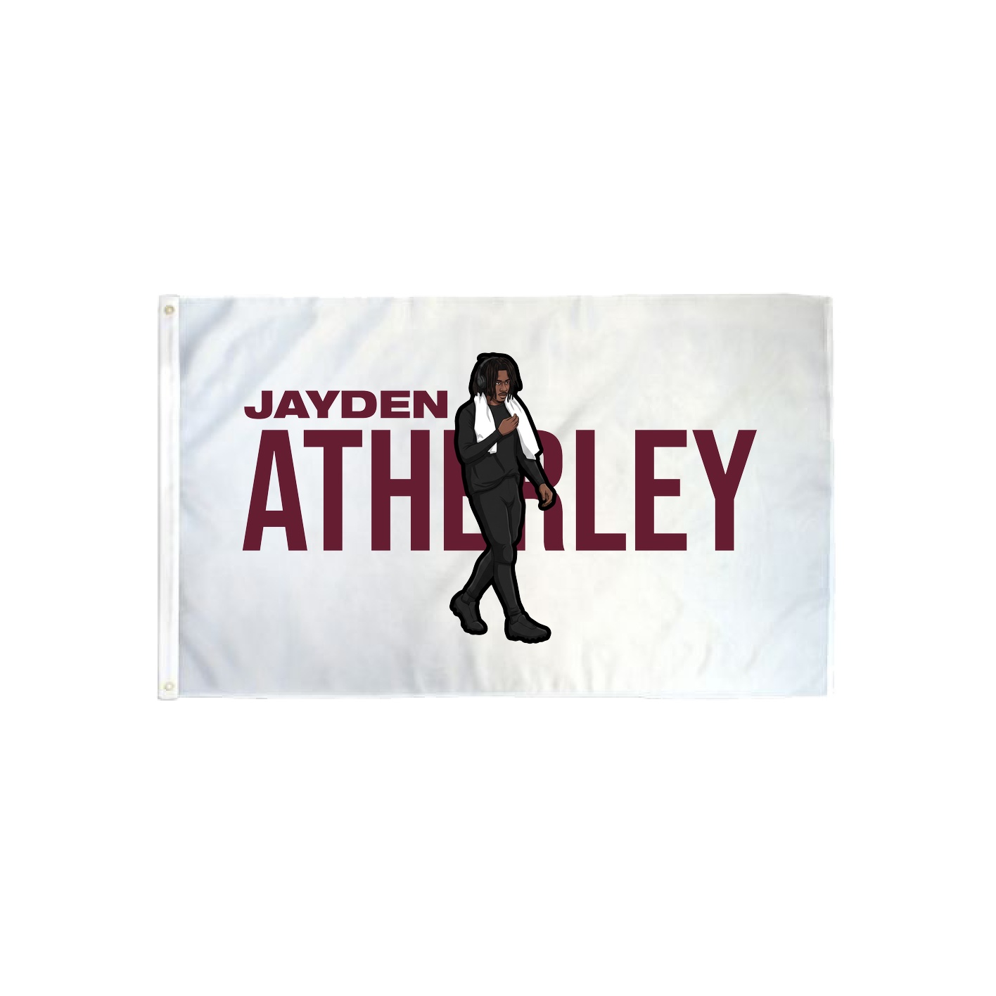 3x5 Flag — Player Name in Classic