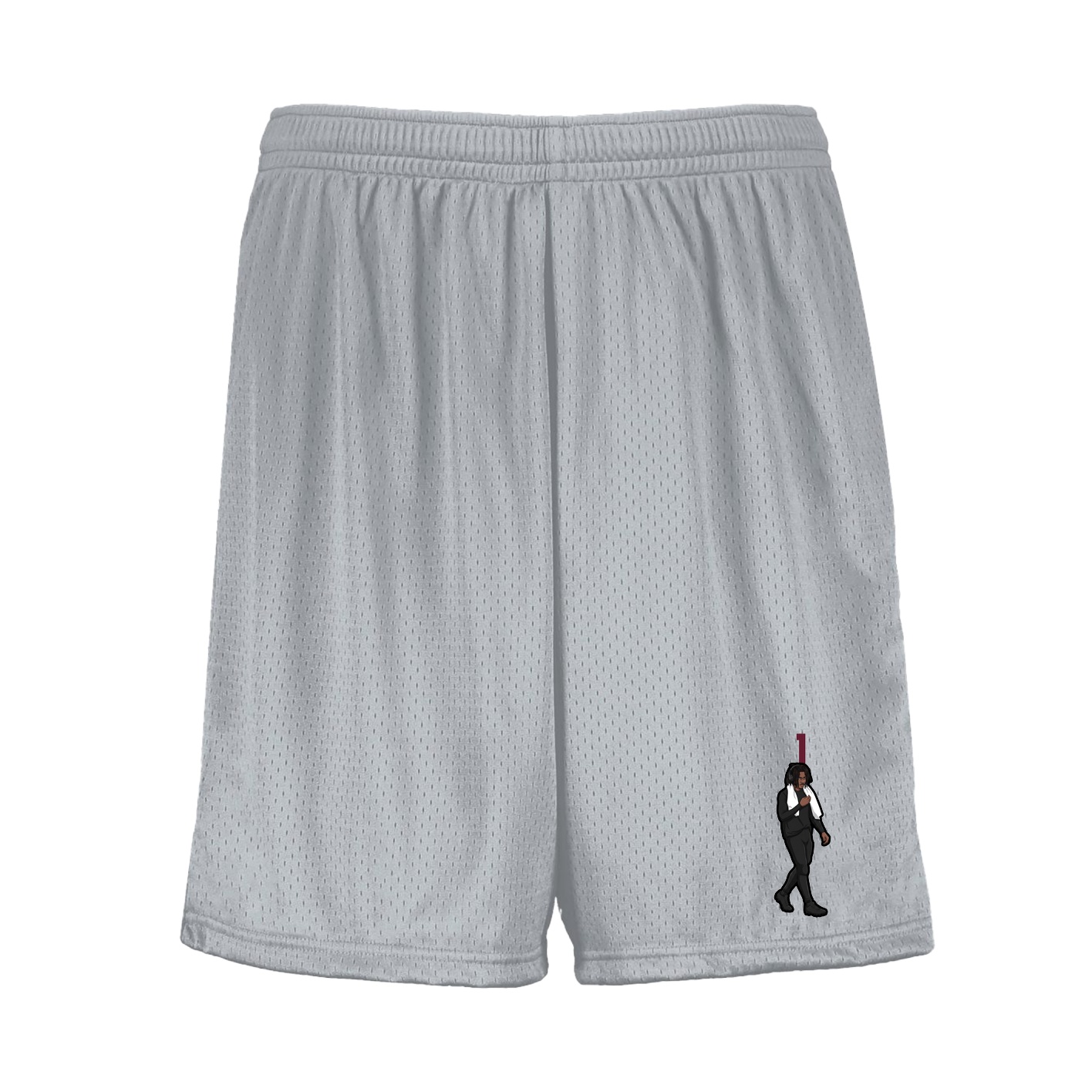 Shorts — Number Top in Silver