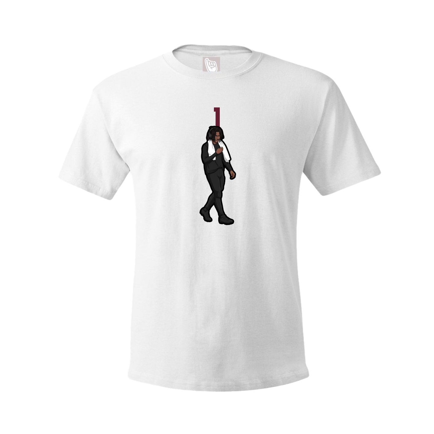 Tee — Number Top in White