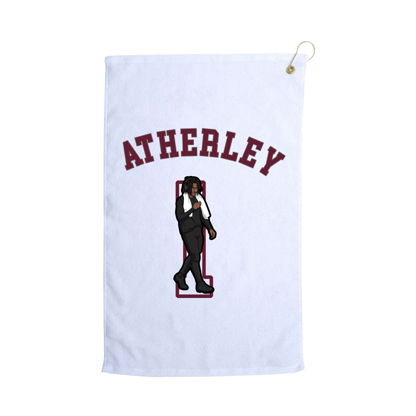 Golf Towel — Shirsey Arch in White