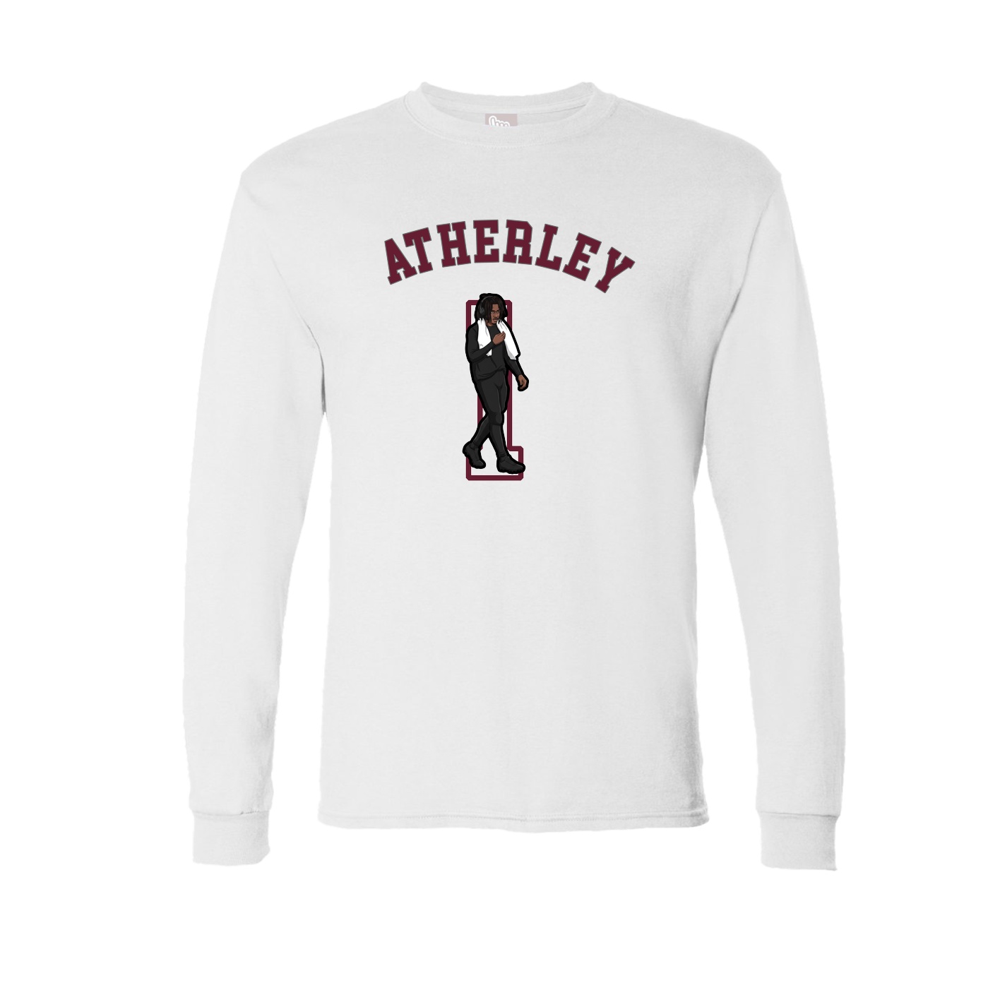Long Sleeve Tee — Shirsey Arch in White