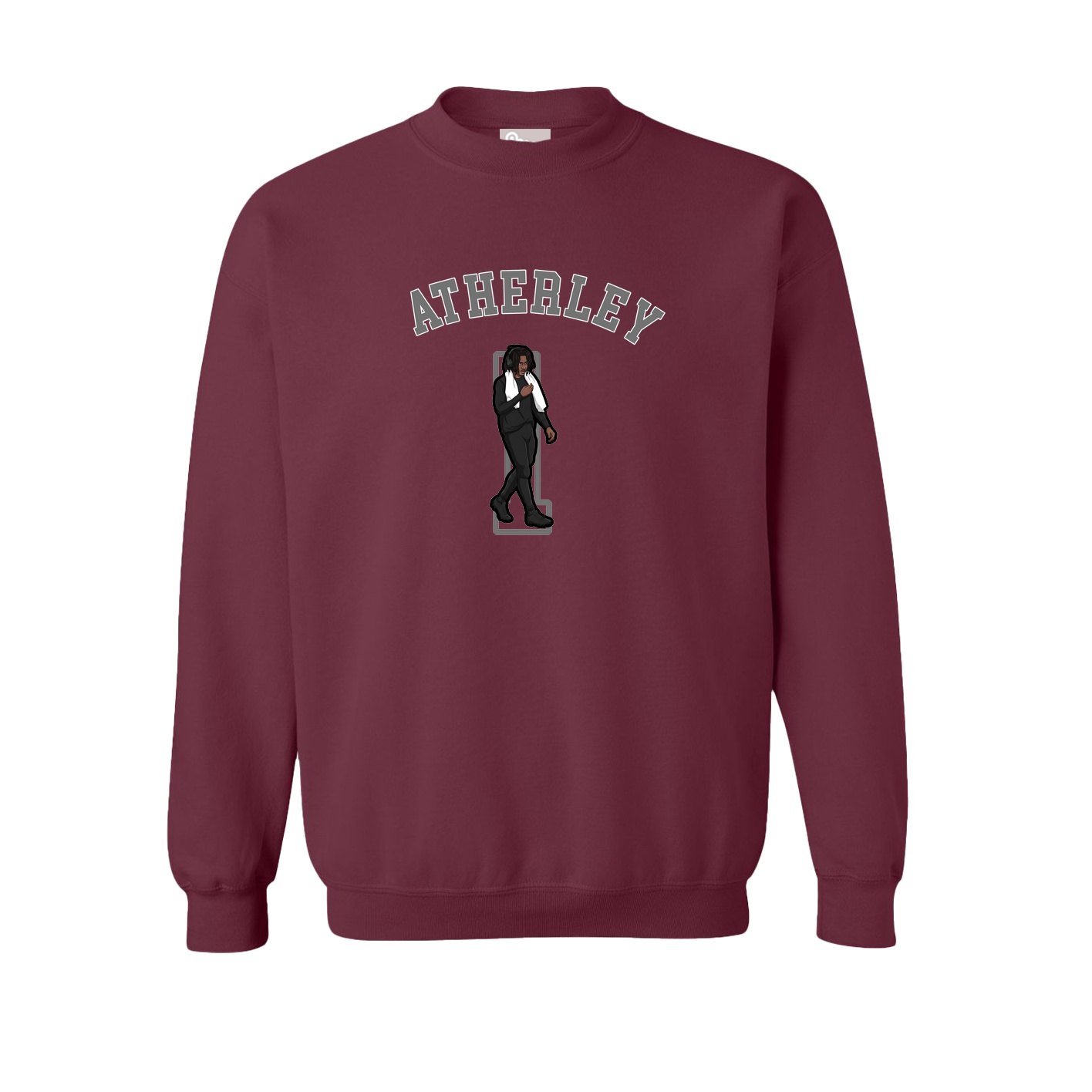 Fleece Crew — Shirsey Arch in Maroon