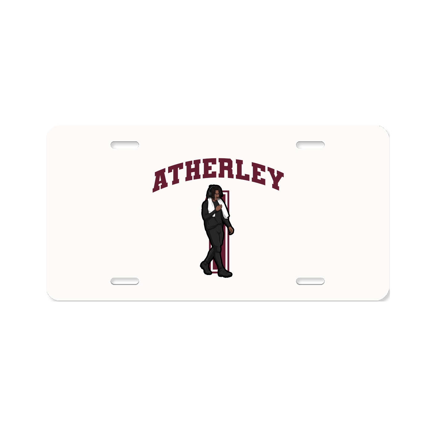 License Plate — Number in Classic