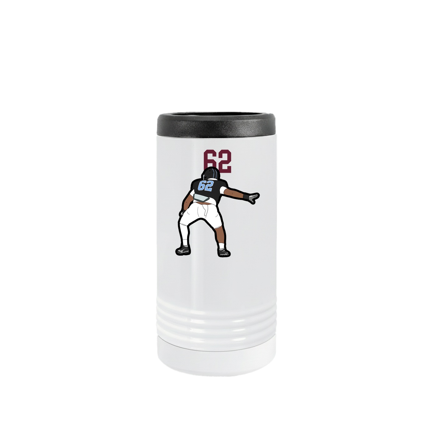 Slim Beverage Holder — Number Top in White