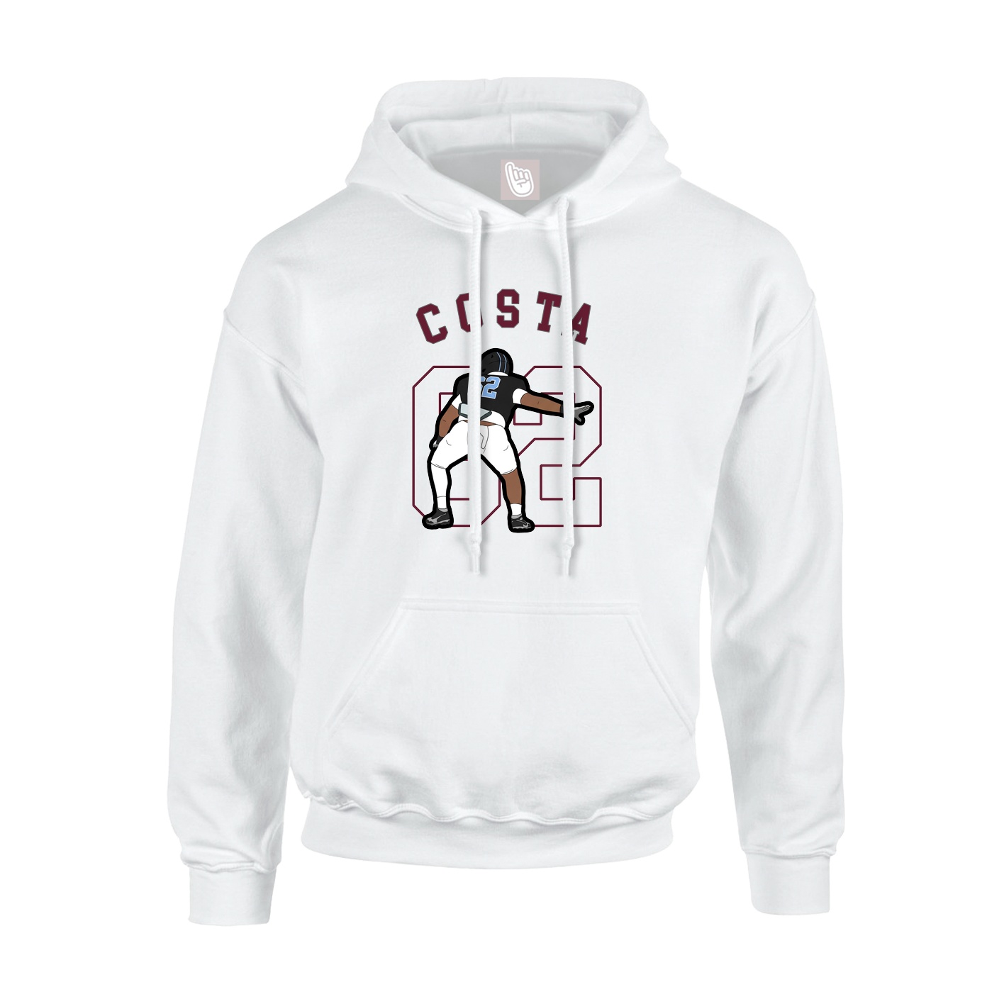 Youth Hoodie — Shirsey Arch in White