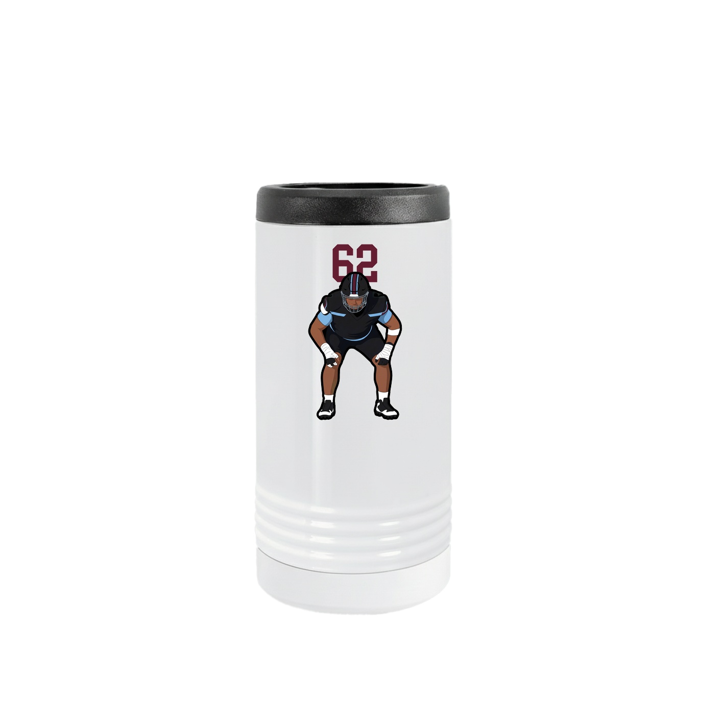 Slim Beverage Holder — Number Top in White