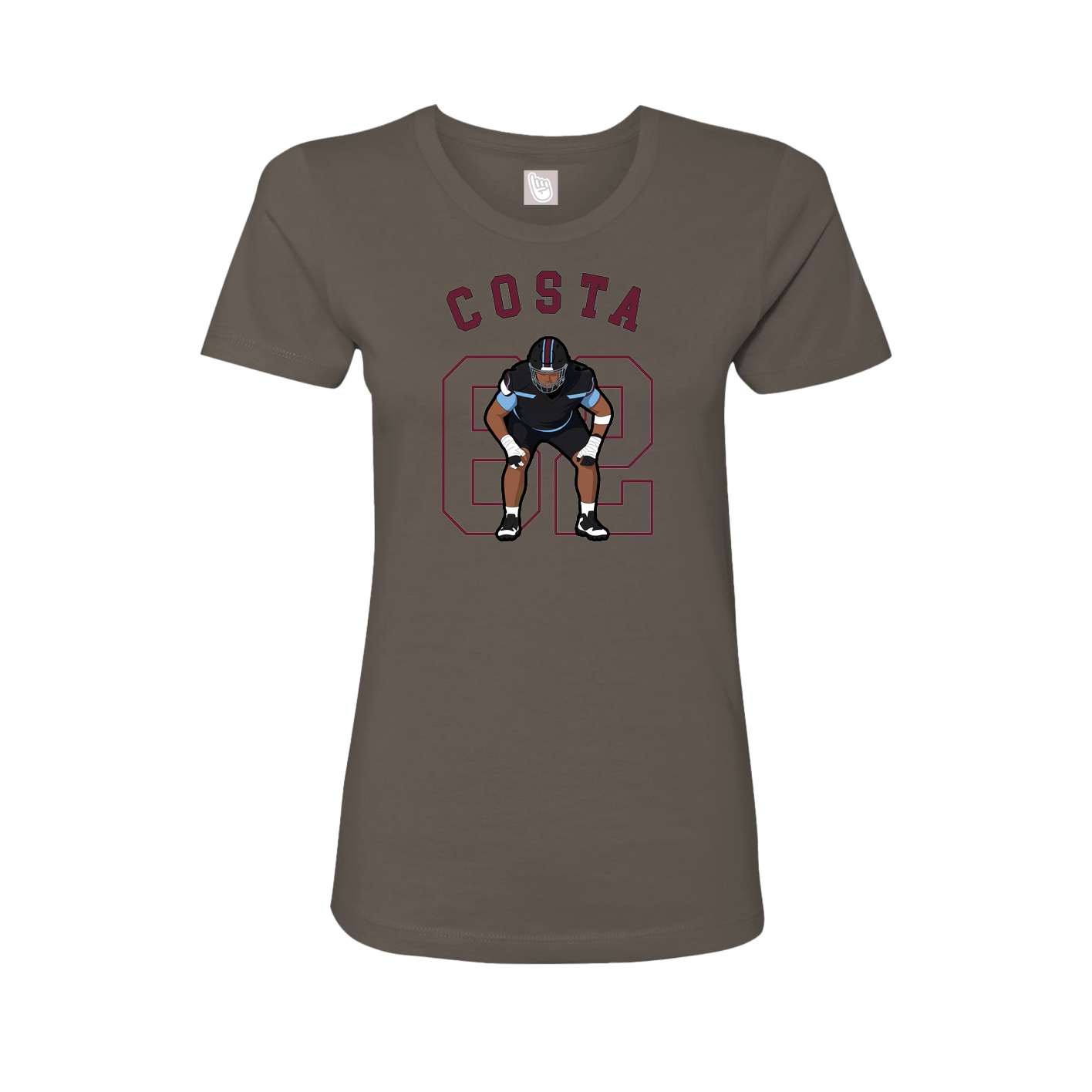 Fitted Women's Tee — Shirsey Arch in Grey
