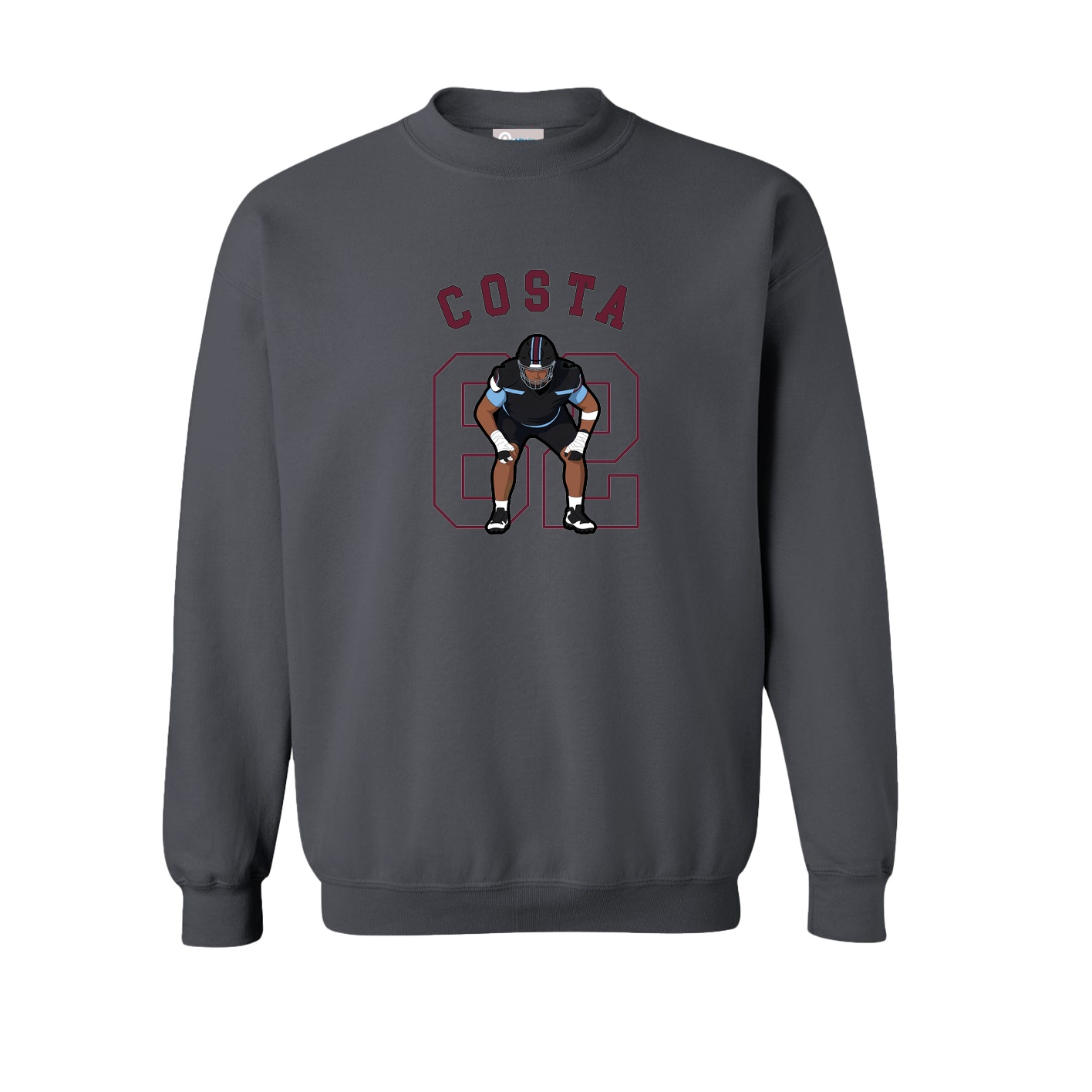 Fleece Crew — Shirsey Arch in Grey