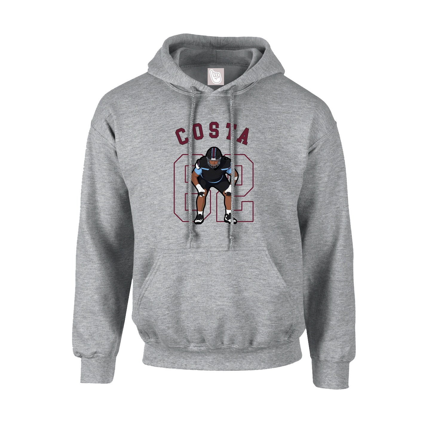 Youth Hoodie — Shirsey Arch in Grey