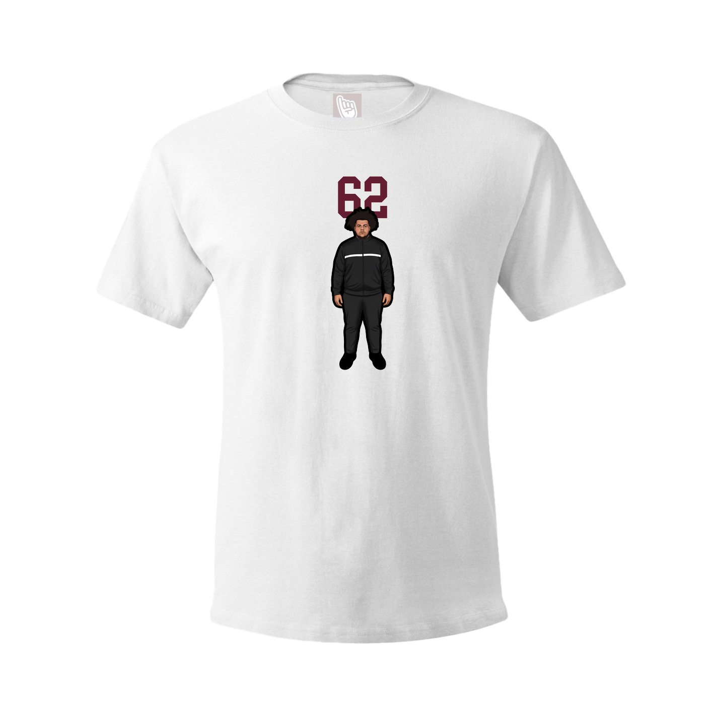 Tee — Number Top in White