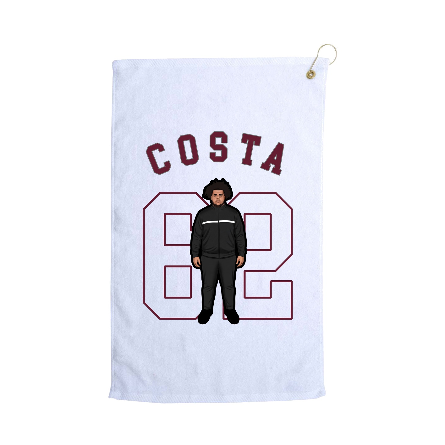 Golf Towel — Shirsey Arch in White