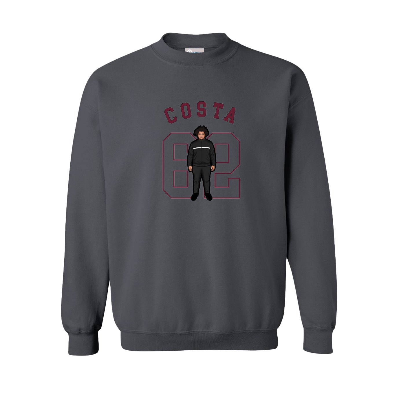 Fleece Crew — Shirsey Arch in Grey