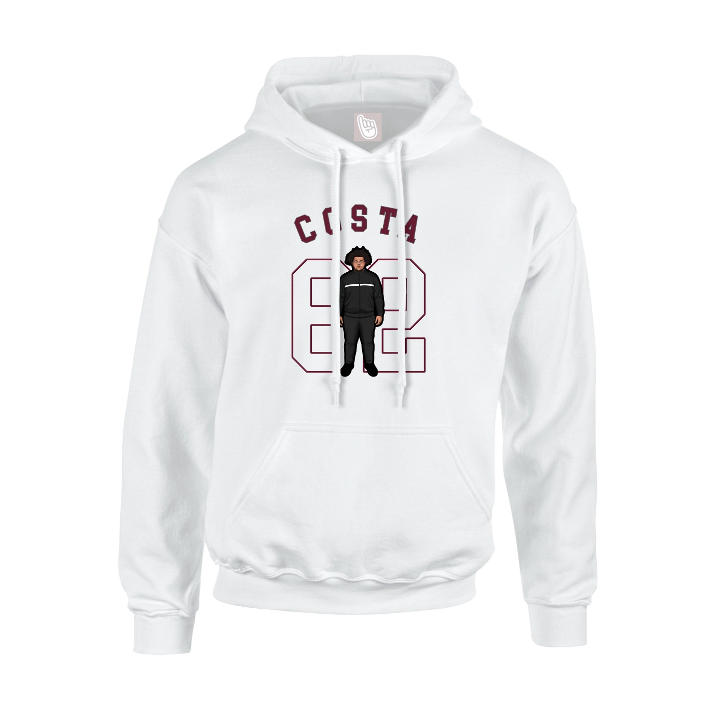 Youth Hoodie — Shirsey Arch in White